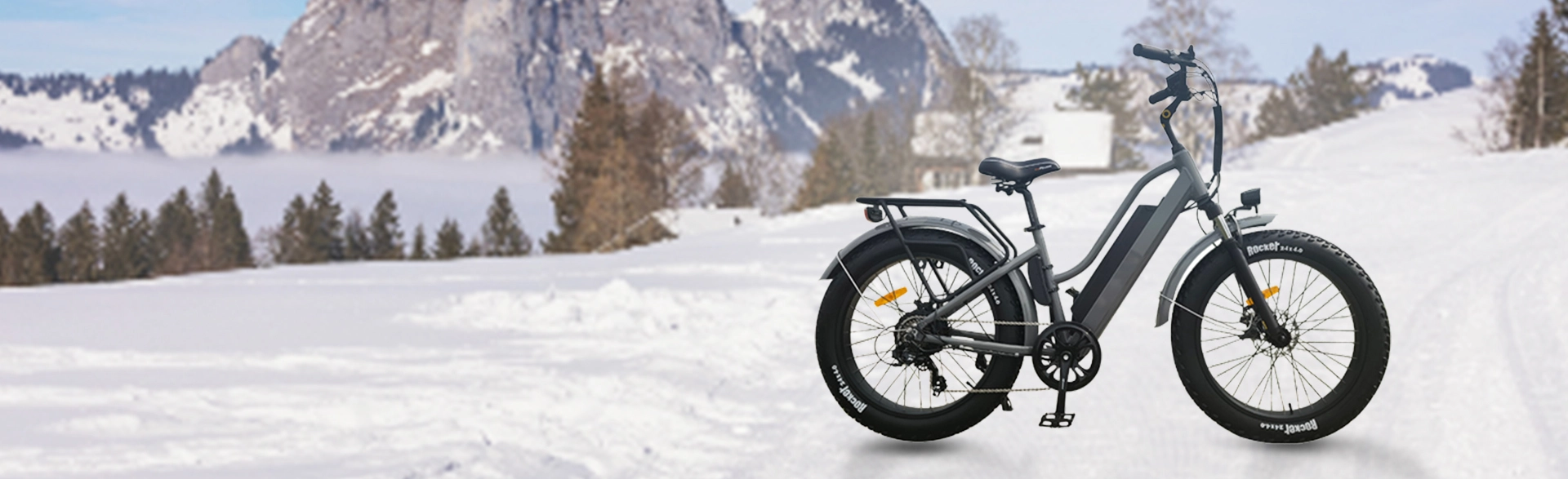 Mini Electric Bike: 20 Inch Fat Tire Adventure Ride