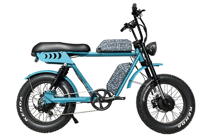 AWD E-Bike: 52V Dual Motor, Dual Batteries Electric Bike
