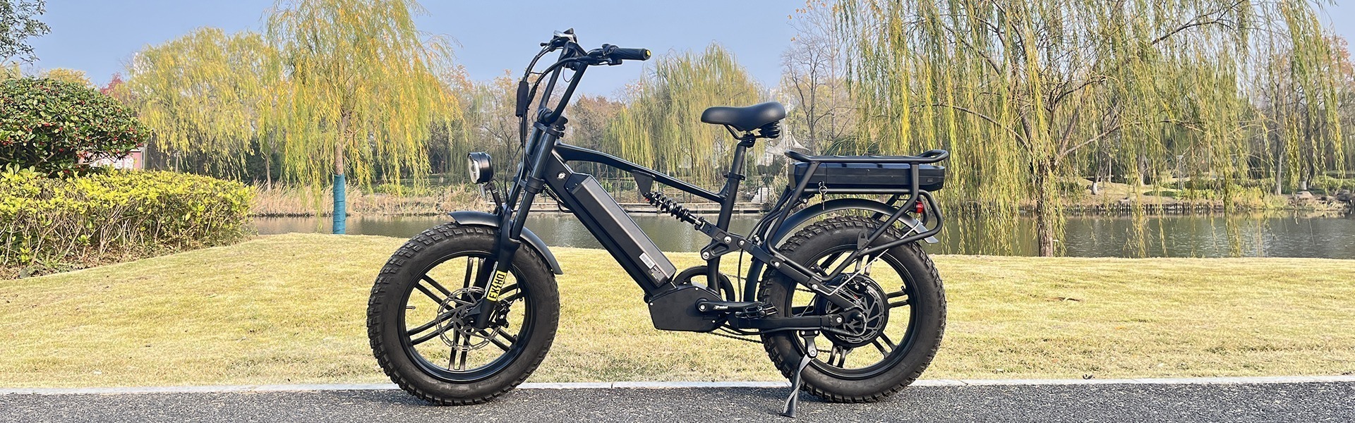 2000W Electric Moped Bike - 20 Inch Fat Tire for Adults